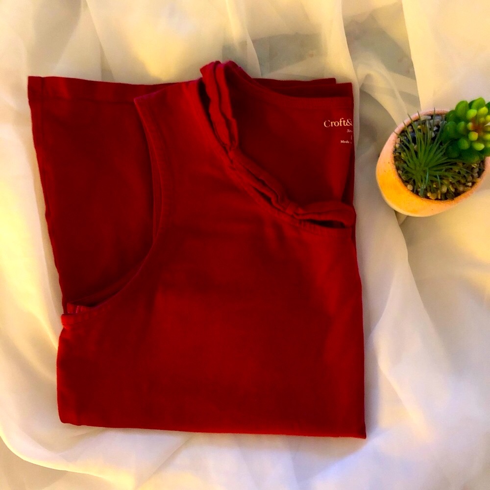 Croft & Barrow ♥️ Red Tank Top